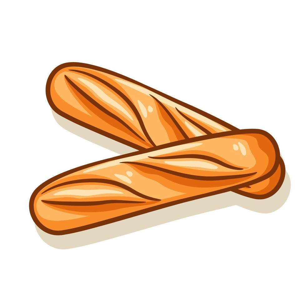 dibujado a mano pan y panadería ilustración vectorial vector