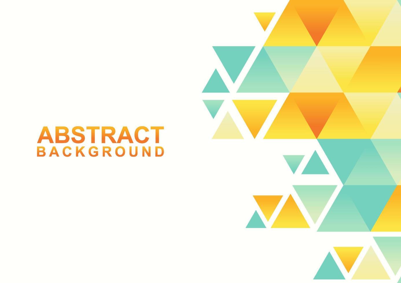 Abstract geometric background with triangle vector