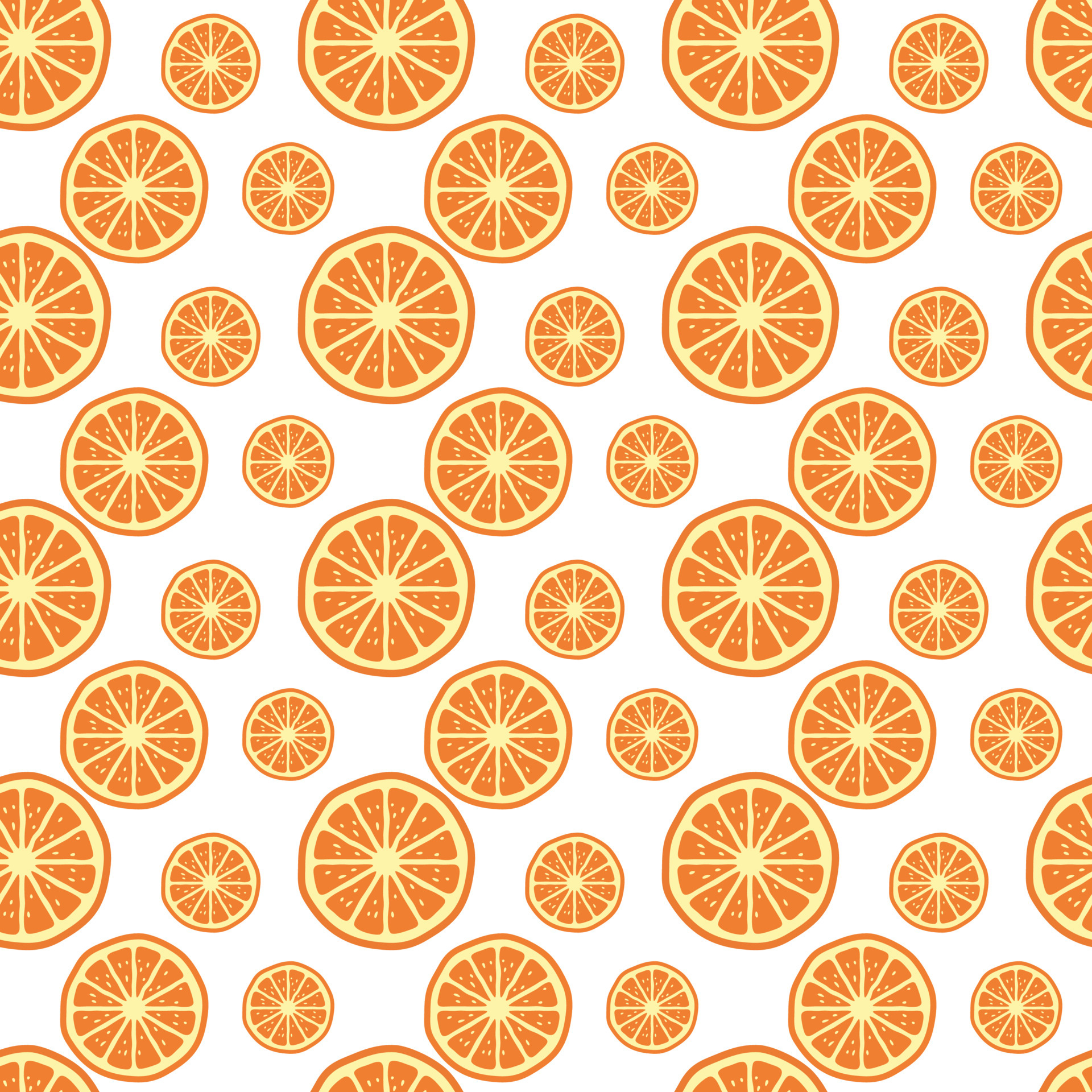 Orange Fruit Seamless Pattern Texture 6050841 Vector Art at Vecteezy