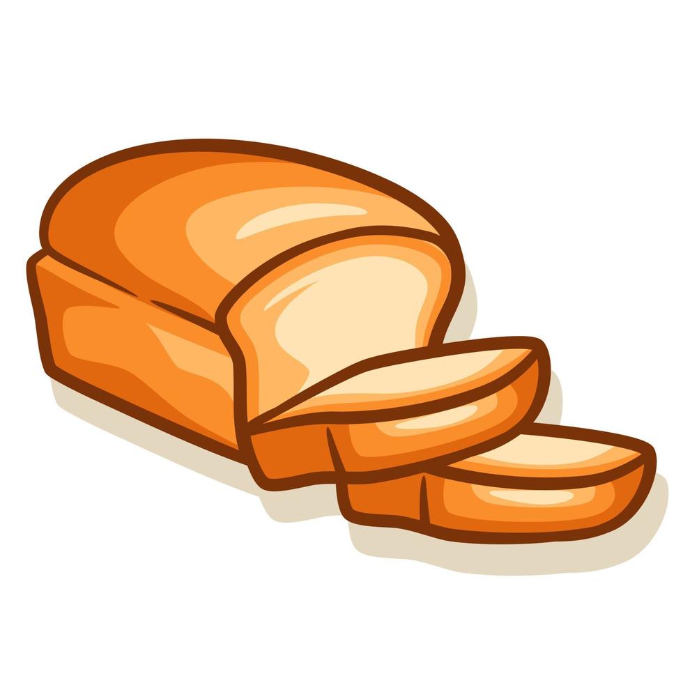 dibujado a mano pan y panadería ilustración vectorial vector