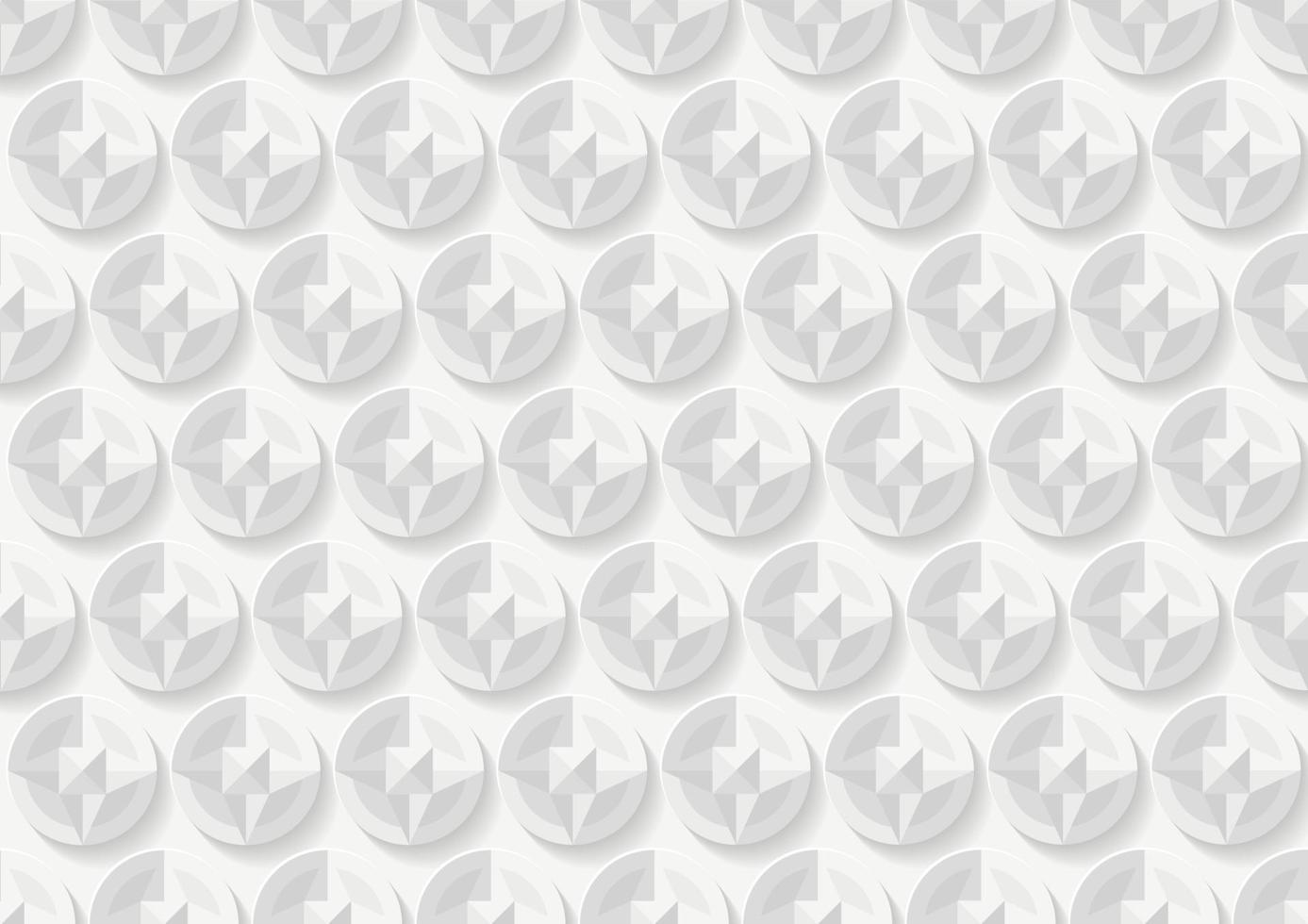 Abstract white and grey geometric background texture vector