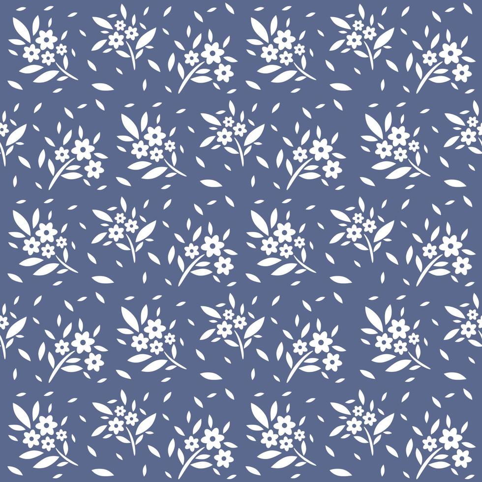 Beautiful Abstract Floral Seamless Pattern vector