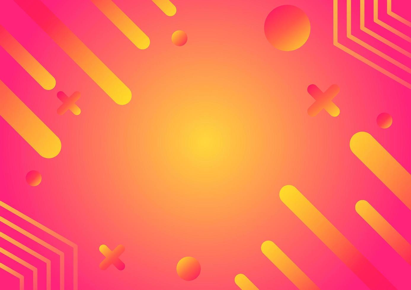 Abstract gradient geometry shape background concept vector