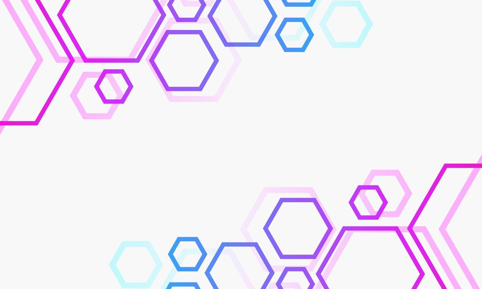 Abstract Geometric Shape Hexagon Background vector