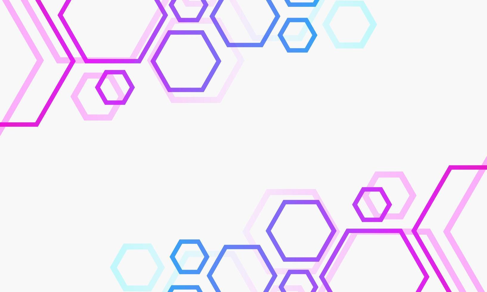 Abstract Geometric Shape Hexagon Background vector