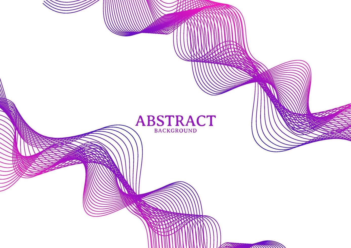 abstract colorful wavy line flowing background vector