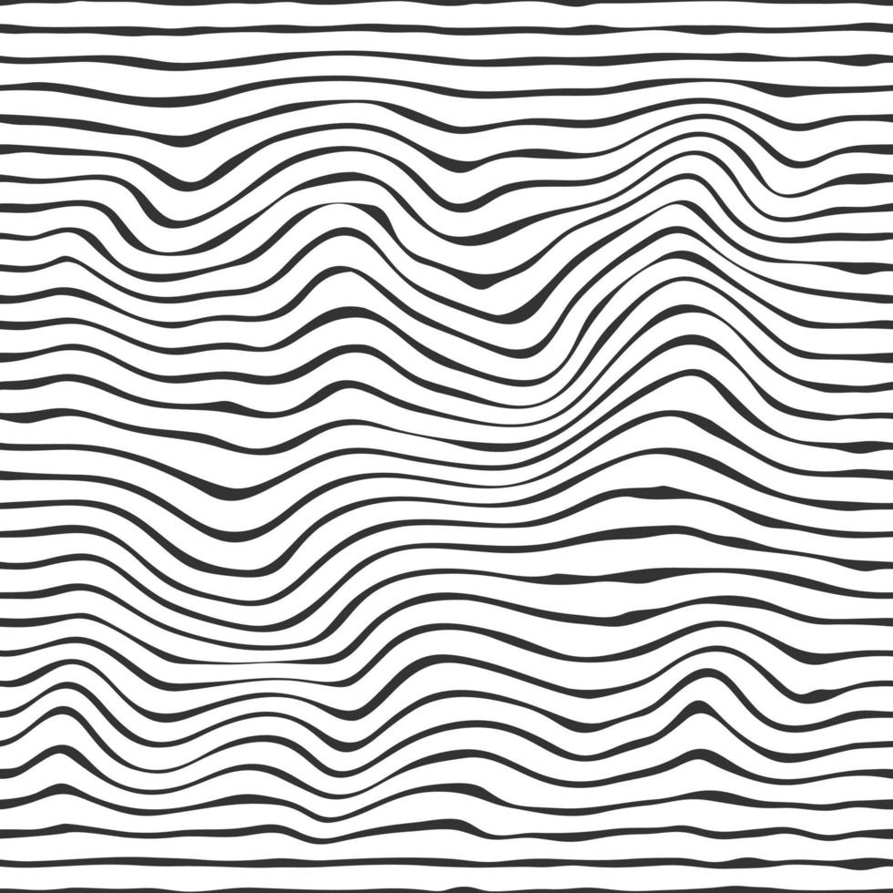 Abstract hand drawn striped seamless pattern vector