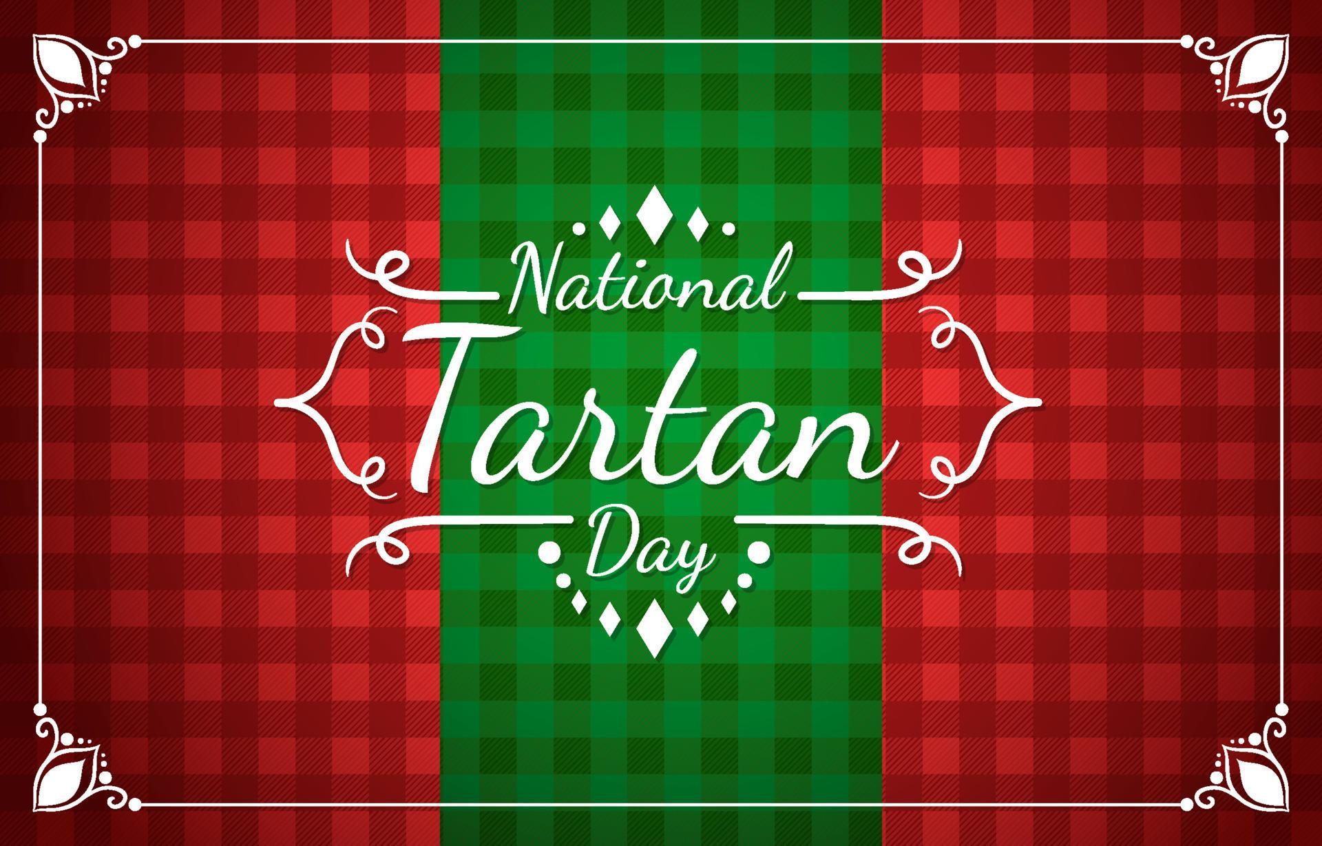 Happy National Tartan Day Background 6051362 Vector Art at Vecteezy
