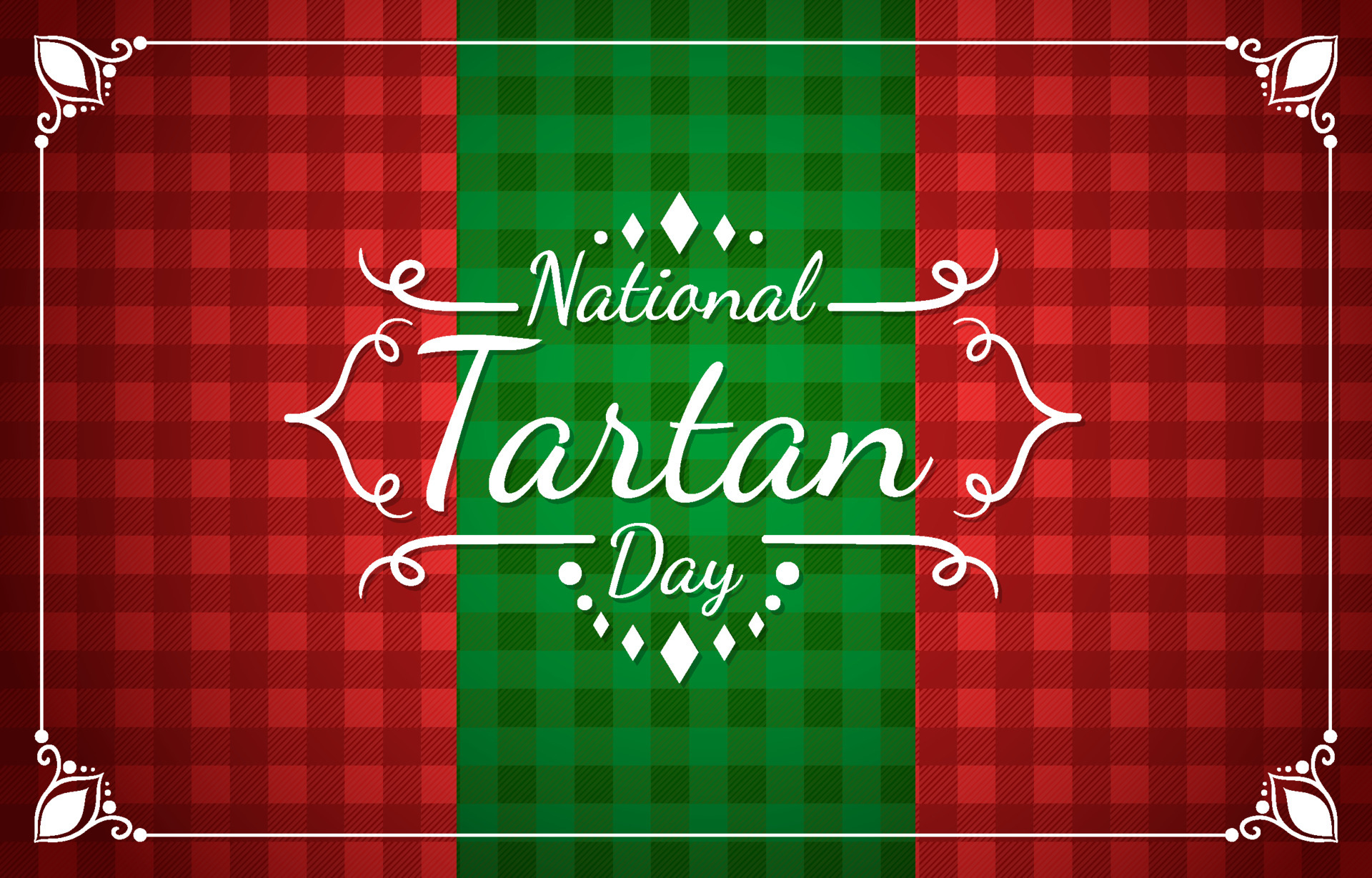 Happy National Tartan Day Background 6051362 Vector Art at Vecteezy
