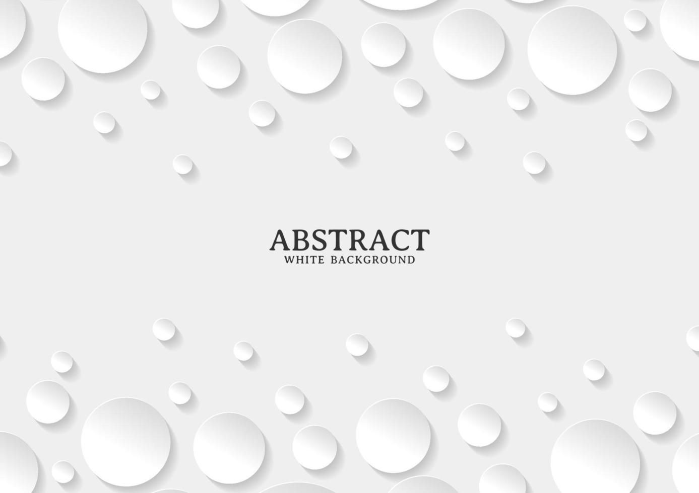 Abstract white and grey circle background texture vector