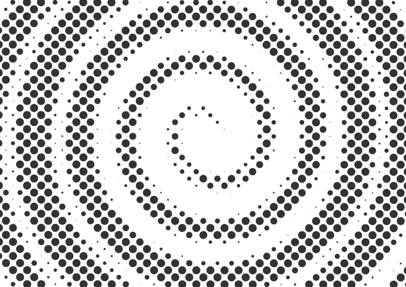 Abstract black and white dots halftone background vector