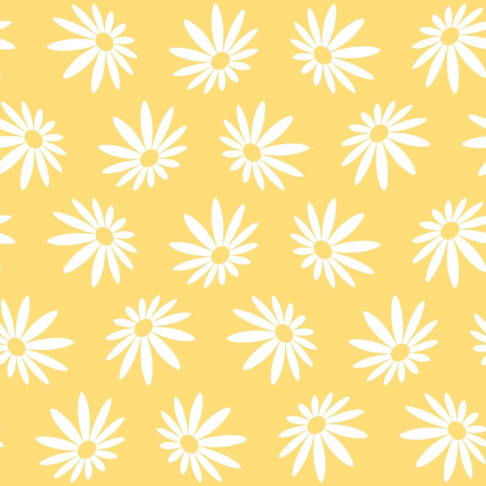 Abstract Floral Seamless Pattern With Hand Drawn vector