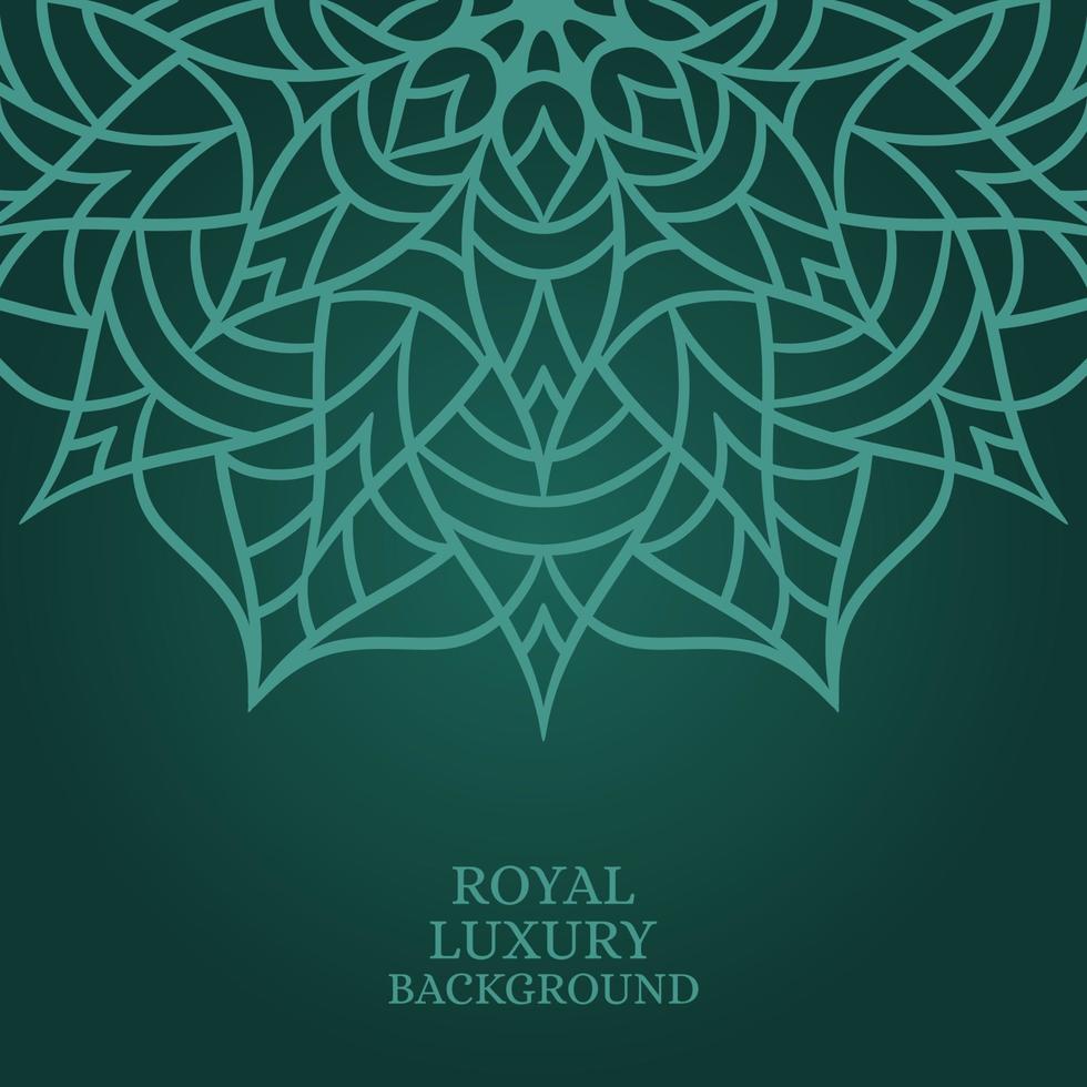 Mandala round ornament background template vector