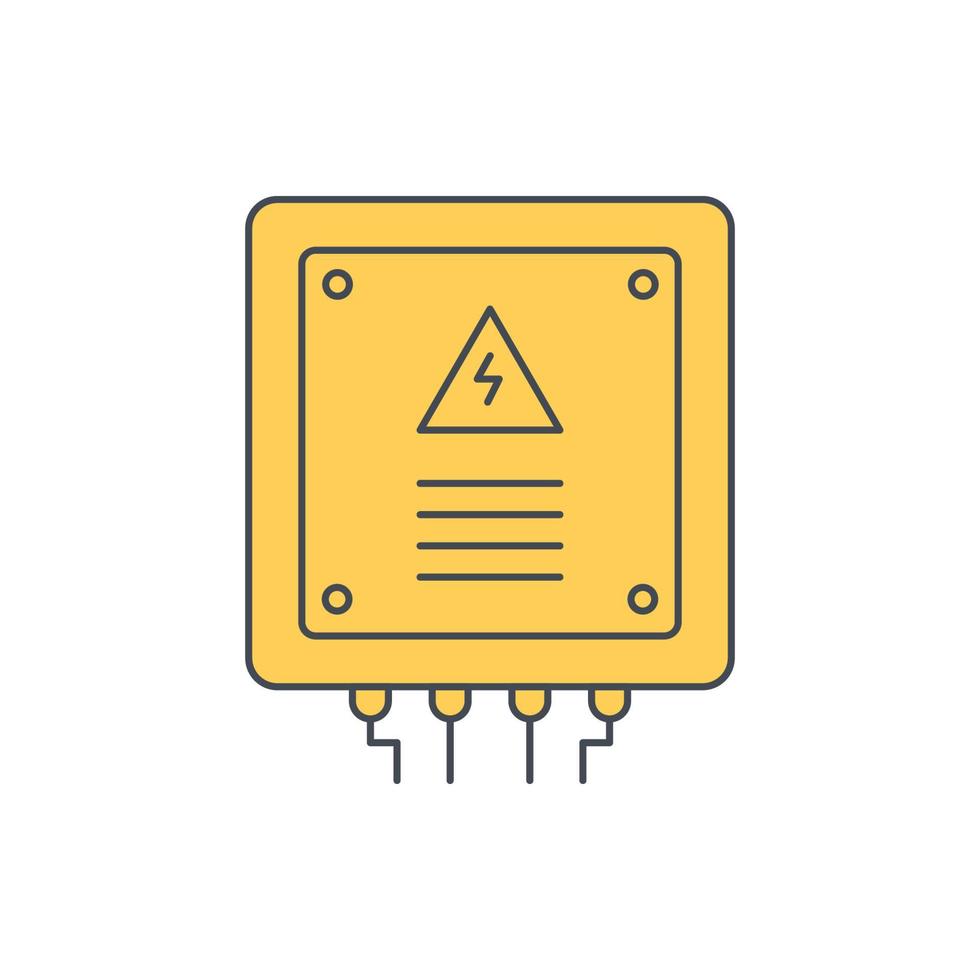 icono de interruptor de energía eléctrica vector