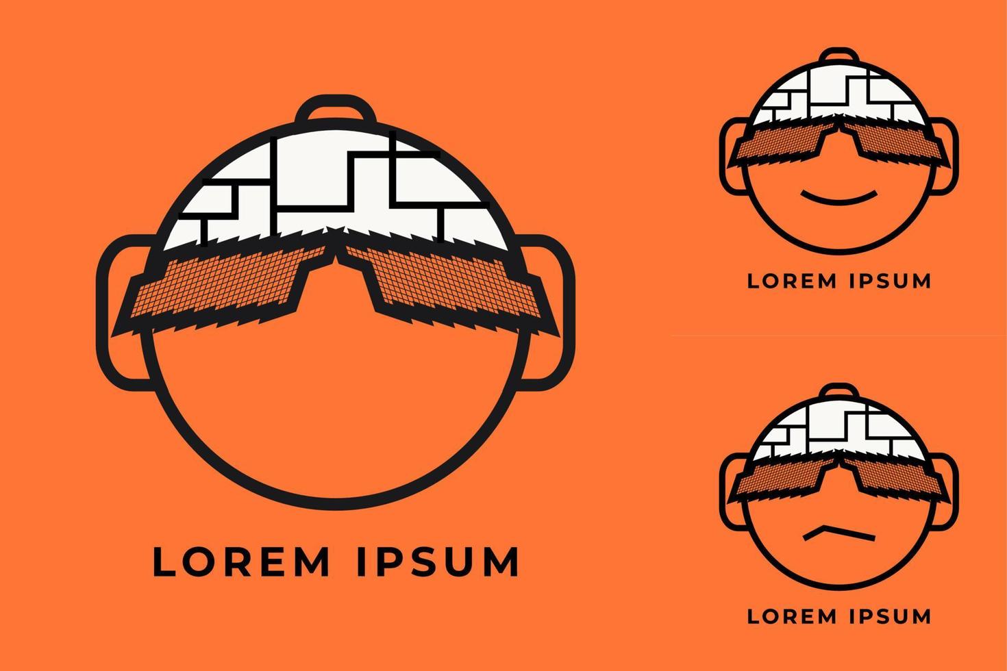 VR Virtual Reality Logo vector