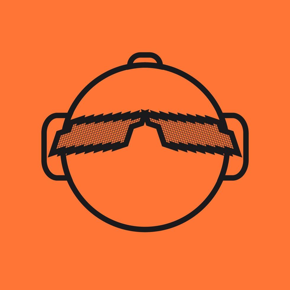 VR Virtual Reality Logo vector