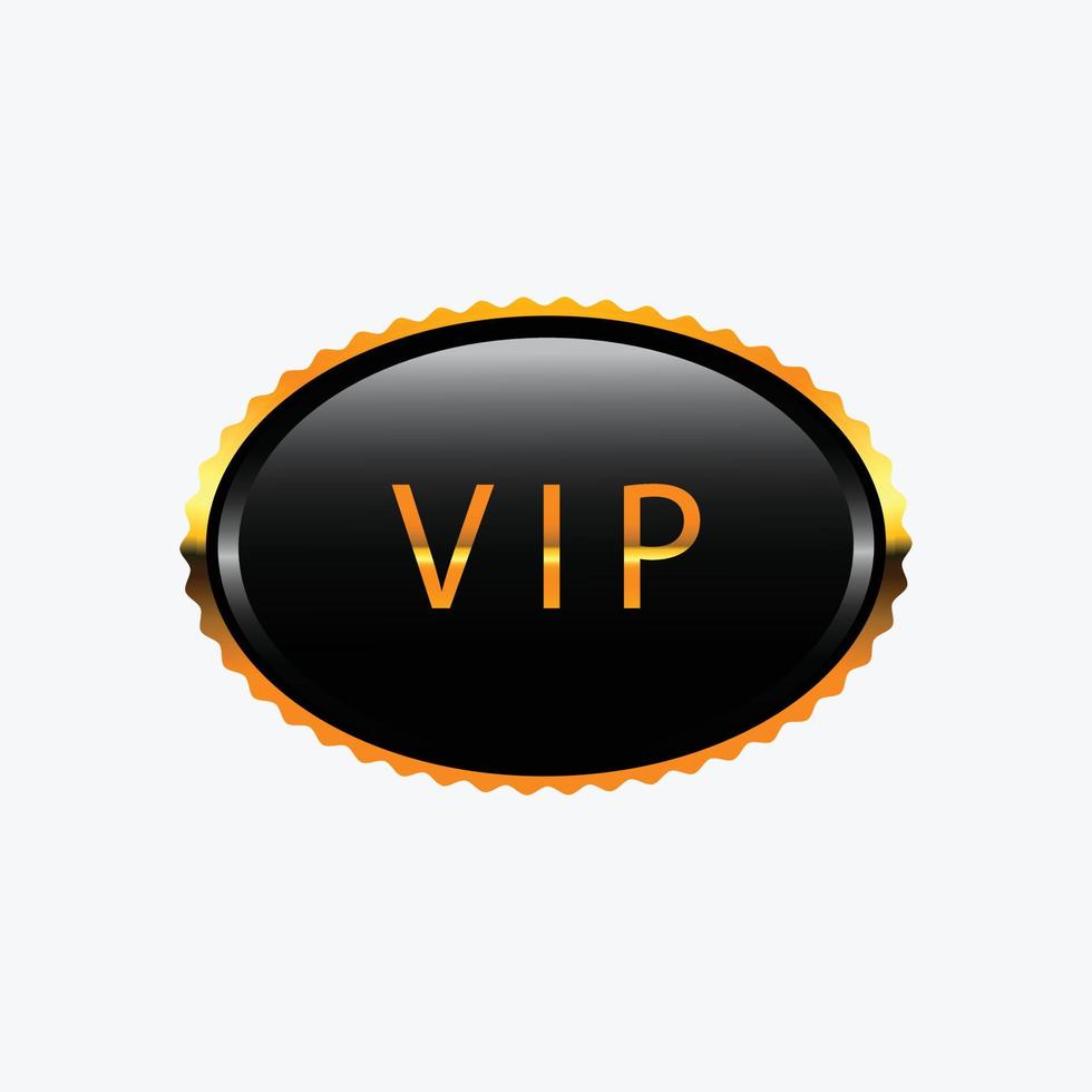 Premium VIP Label Design vector