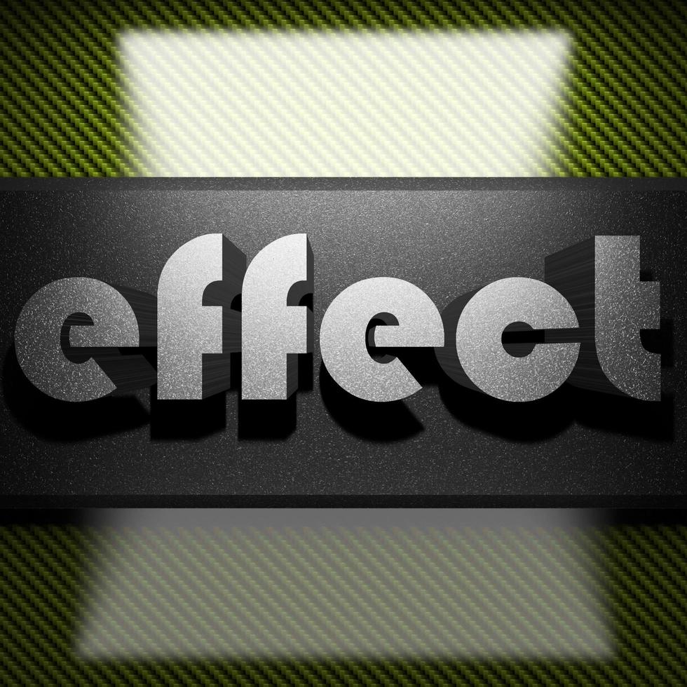 effect word of iron on carbon photo