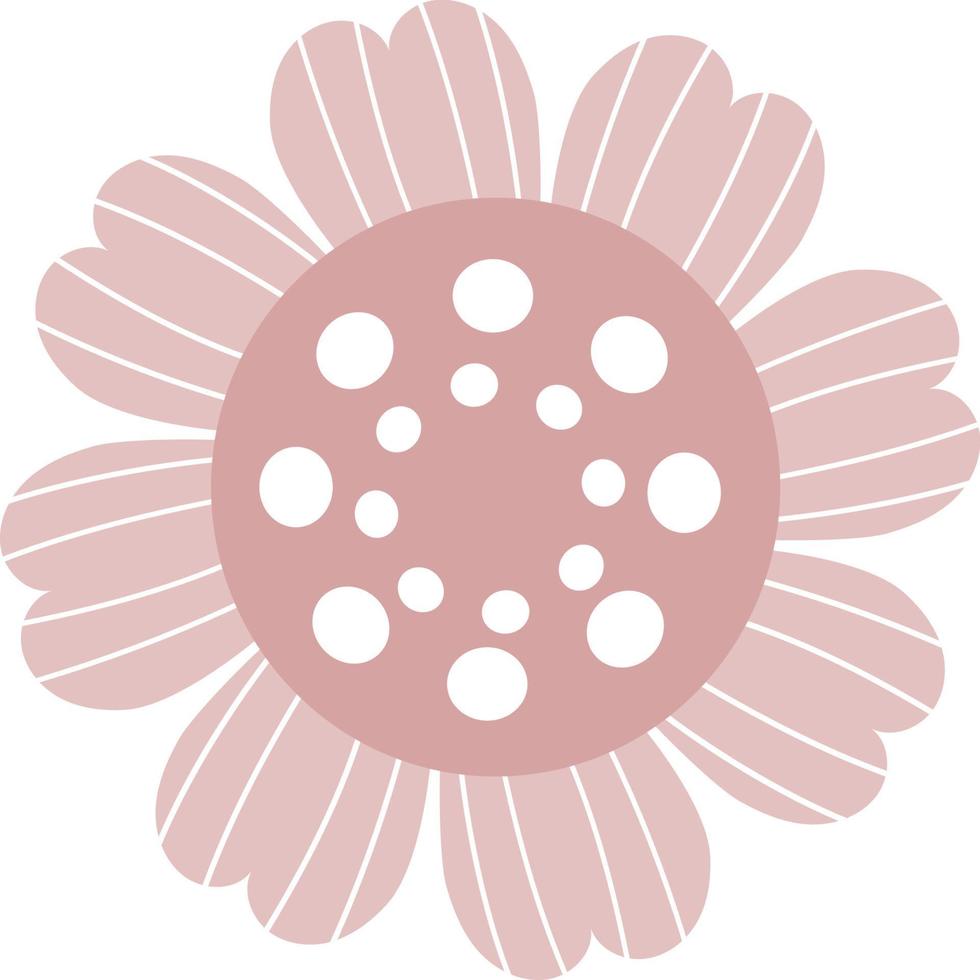 Beautiful flower. Vector illustration. decorative botanical element