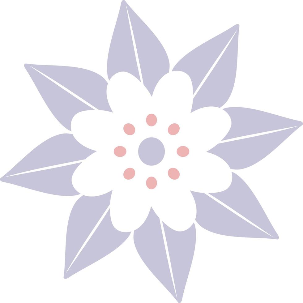Beautiful flower. Vector illustration. decorative botanical element