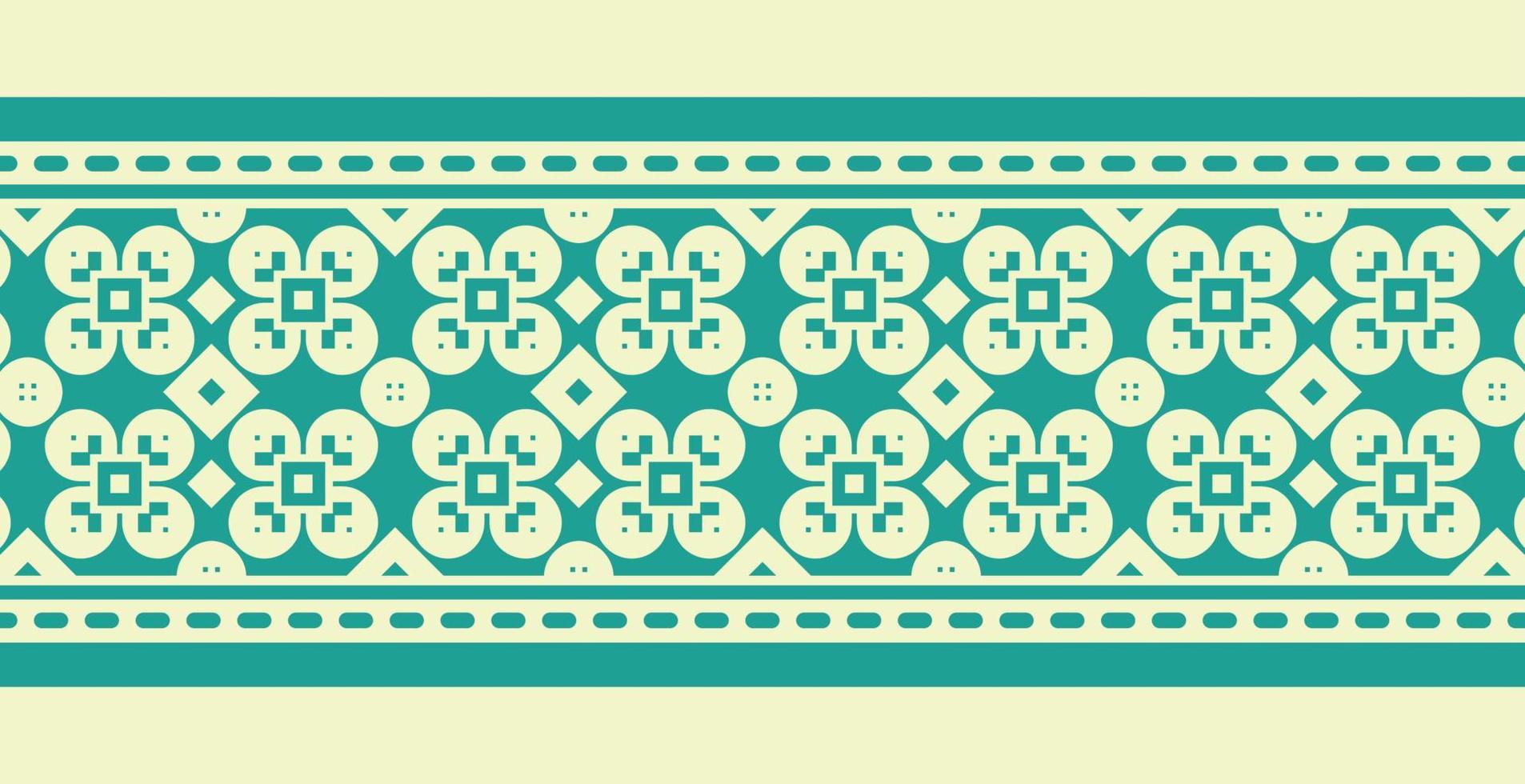 ornamental pattern border Design Template vector