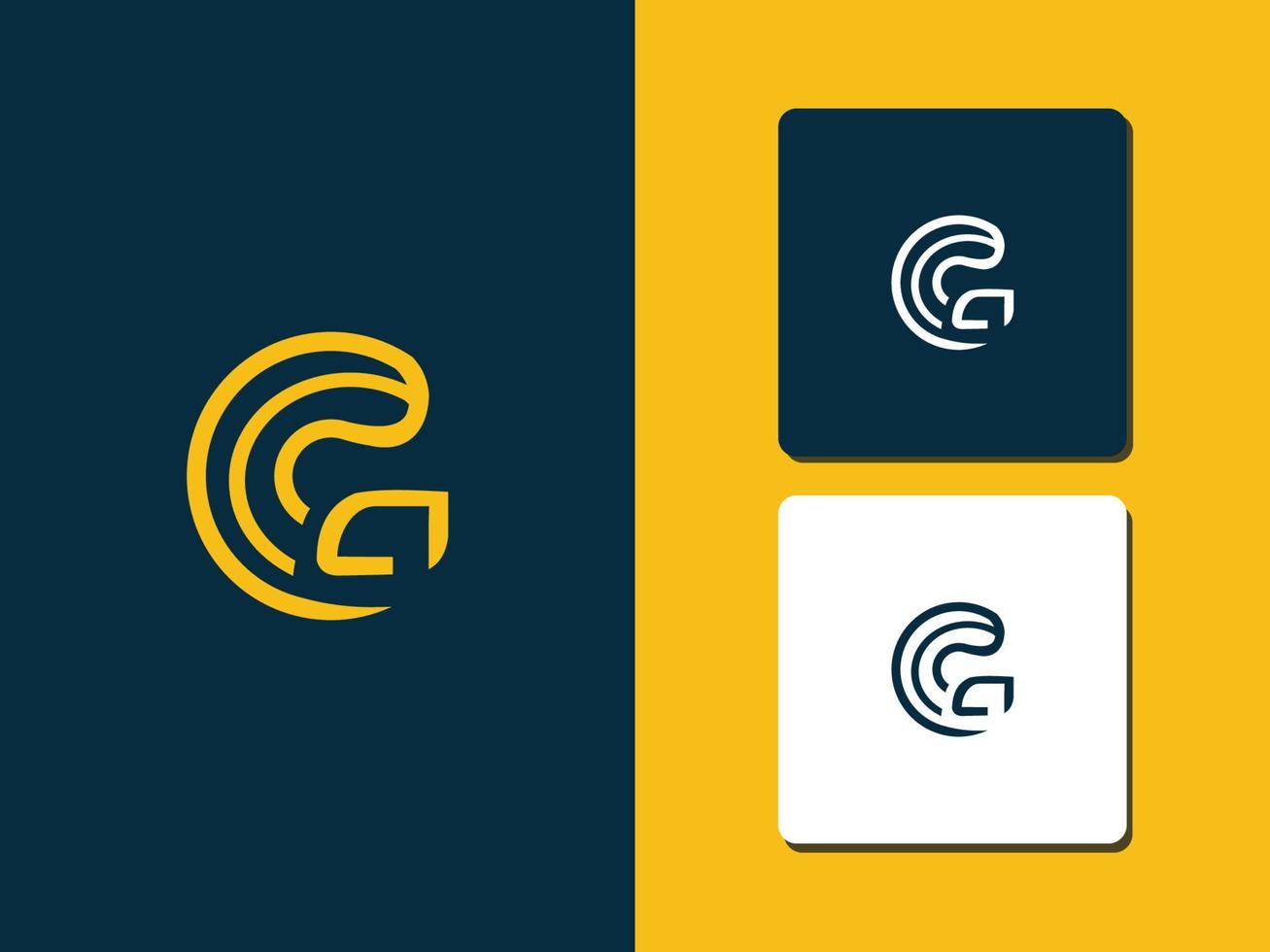 Letter G Logo Concept Pro Vector