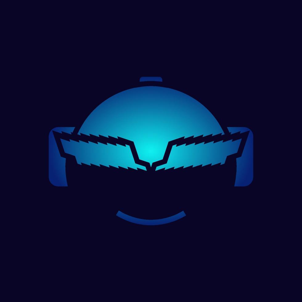 VR Virtual Reality Logo vector