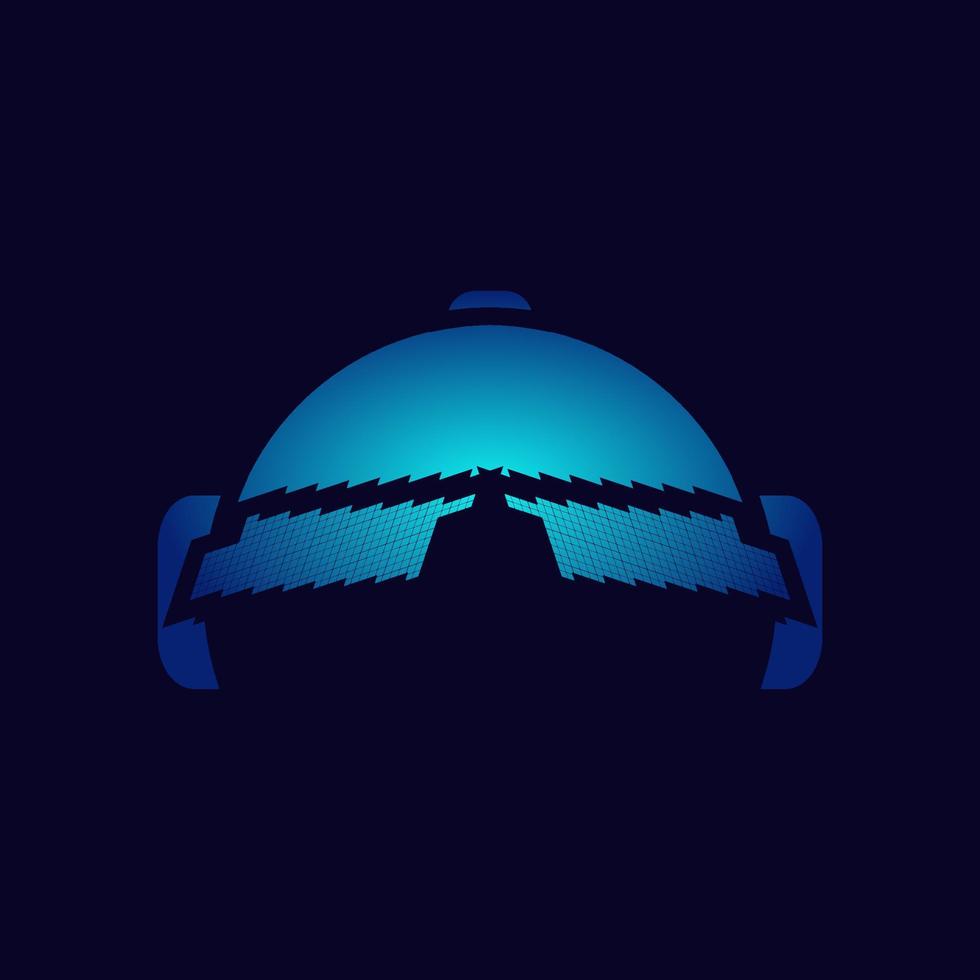 VR Virtual Reality Logo vector