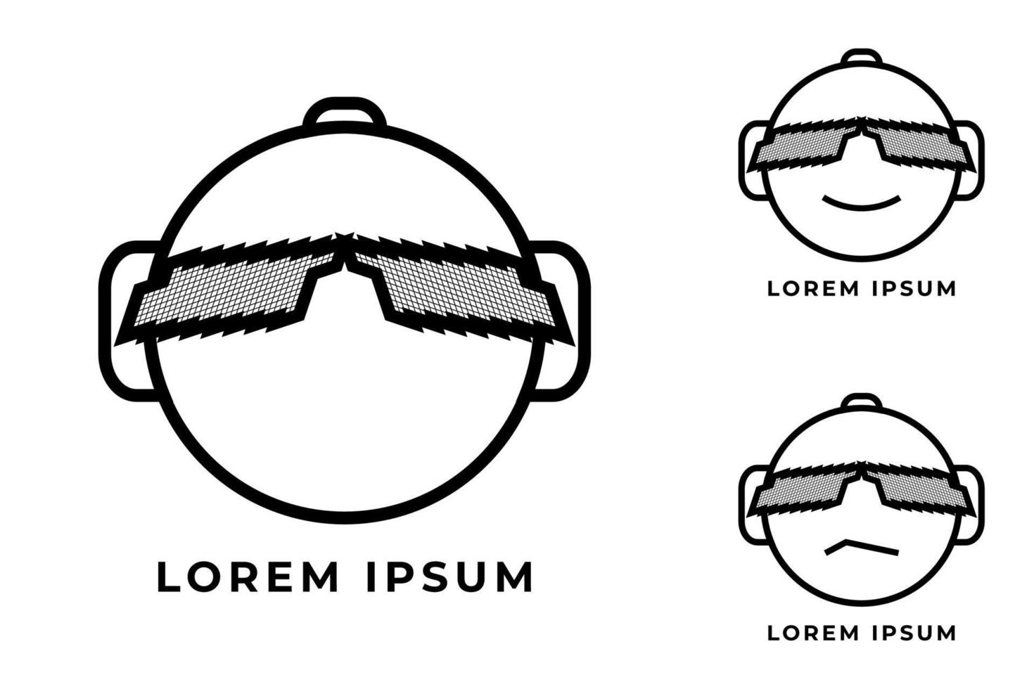 VR Virtual Reality Logo vector