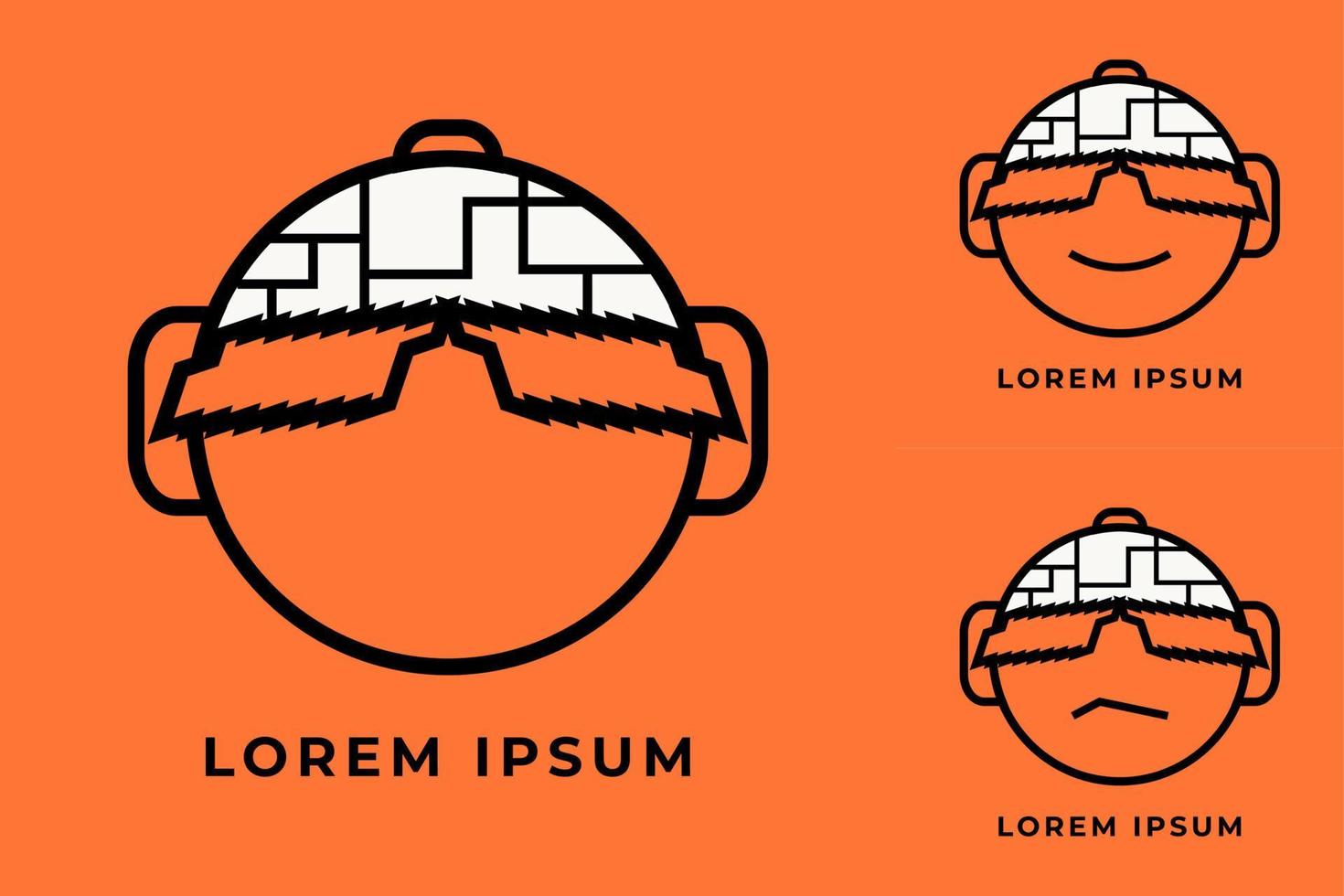 VR Virtual Reality Logo vector