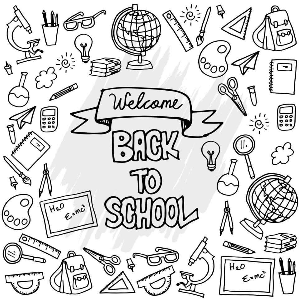 Back to school - Free education icons