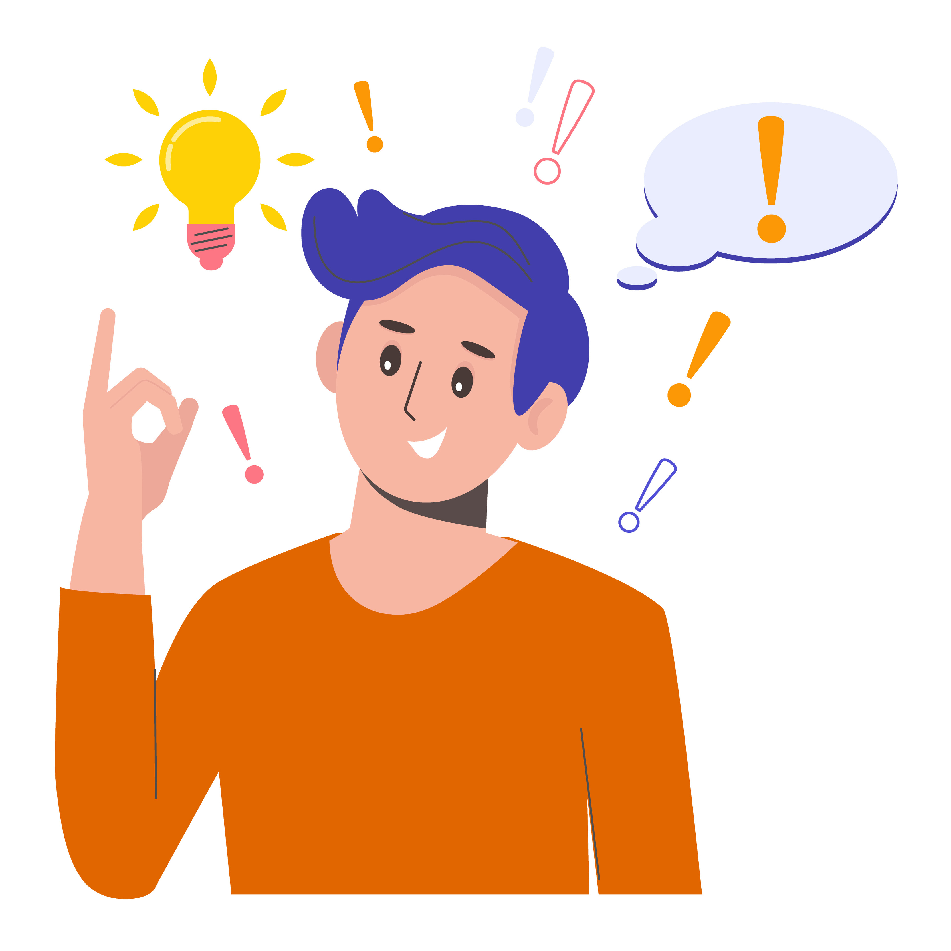 Problem solving concept. A man thinks and solves a problem. A luminous bulb as symbol of the appearance of a creative idea. Cartoon flat illustration 6059566 Vector Art at Vecteezy Problem solving concept. A man thinks and solves a problem. A luminous bulb as symbol of the appearance of a creative idea. Cartoon flat illustration 6059566 Vector Art at Vecteezy