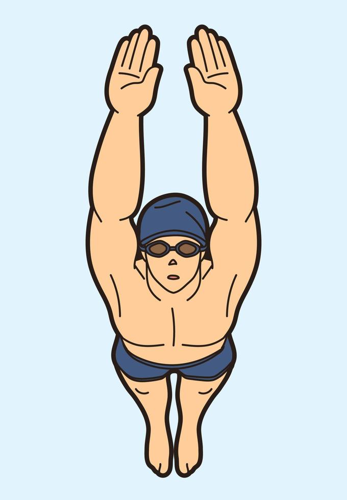 Swimming Sport Swimmer Action vector