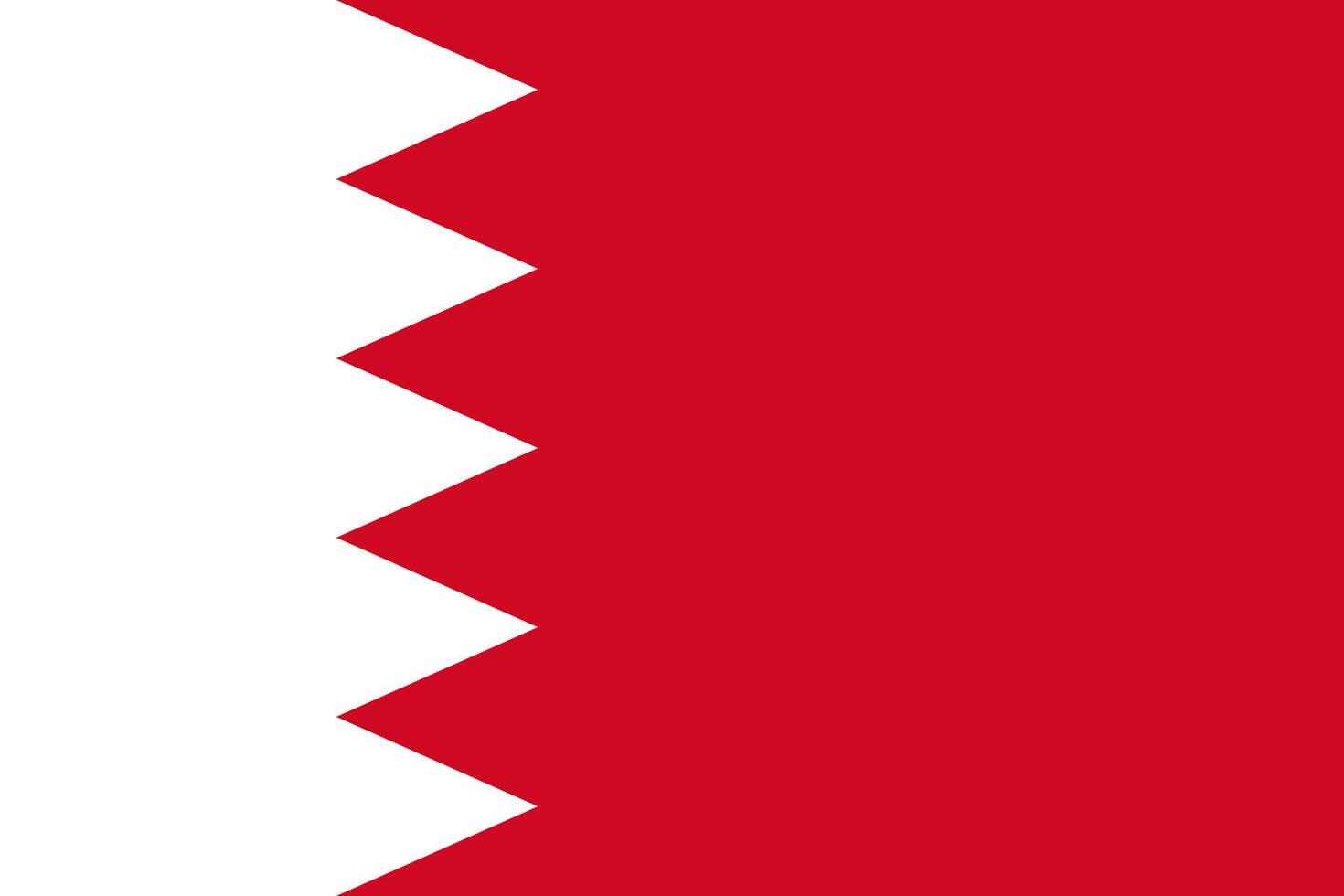The flag of Bahrain vector icon