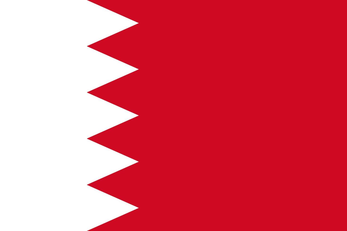 The flag of Bahrain vector icon