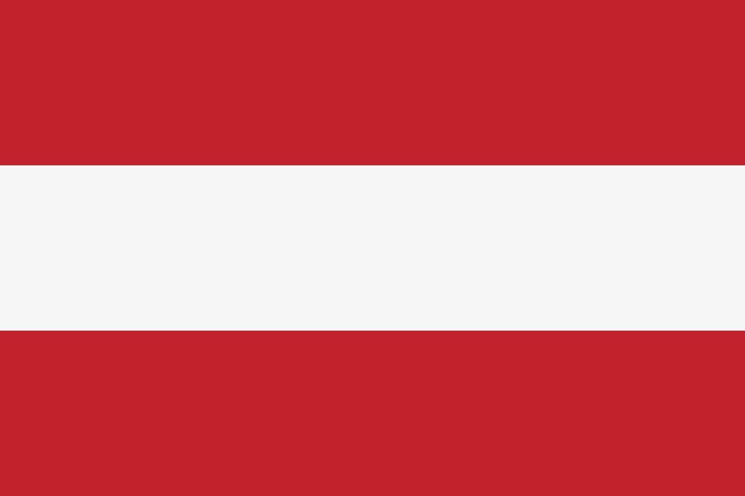 icono de vector de bandera austriaca. la bandera de austria