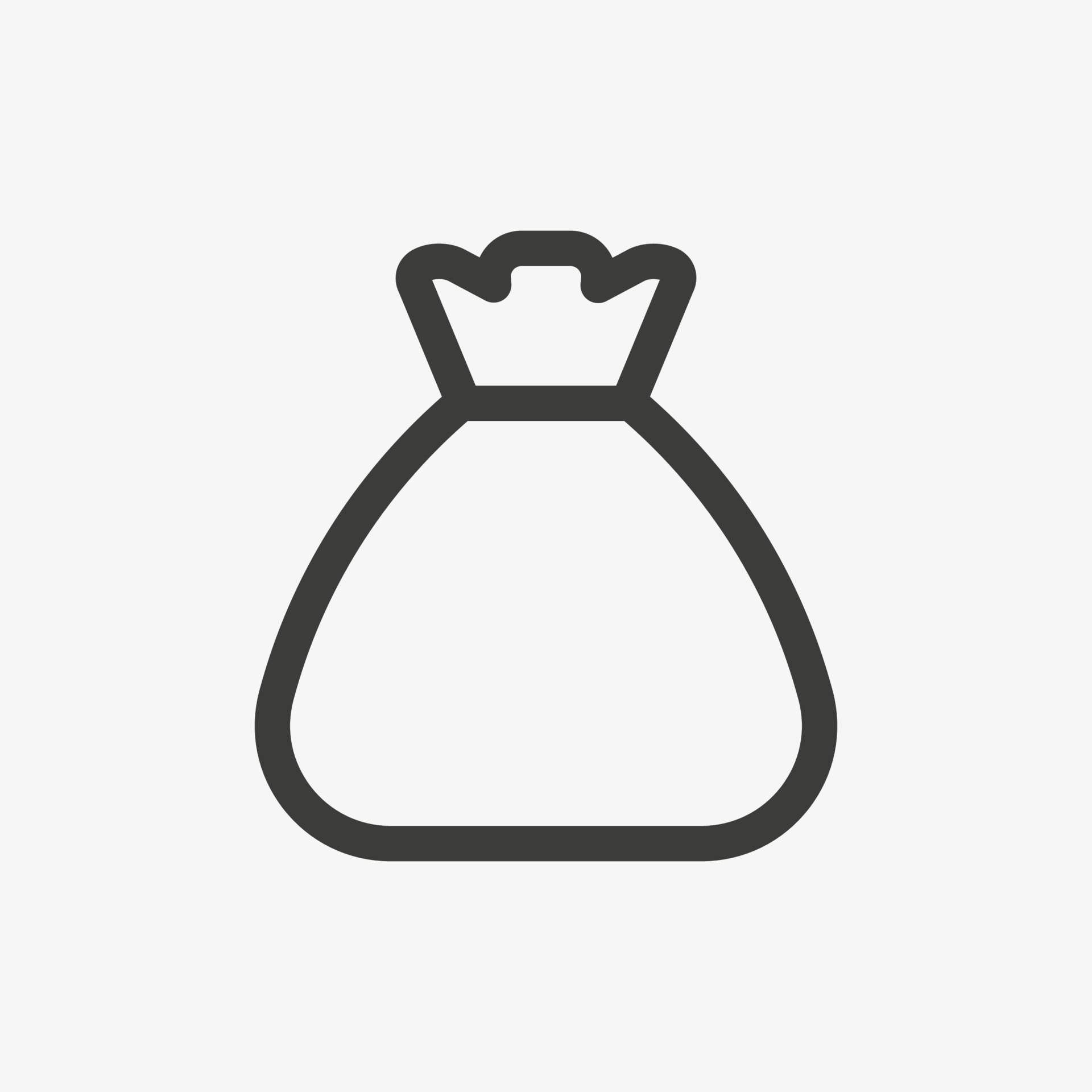 Money Bag Sign Illustration. Vector. White Icon With Soft Shadow On  Transparent Background. Royalty Free SVG, Cliparts, Vectors, and Stock  Illustration. Image 80929962.