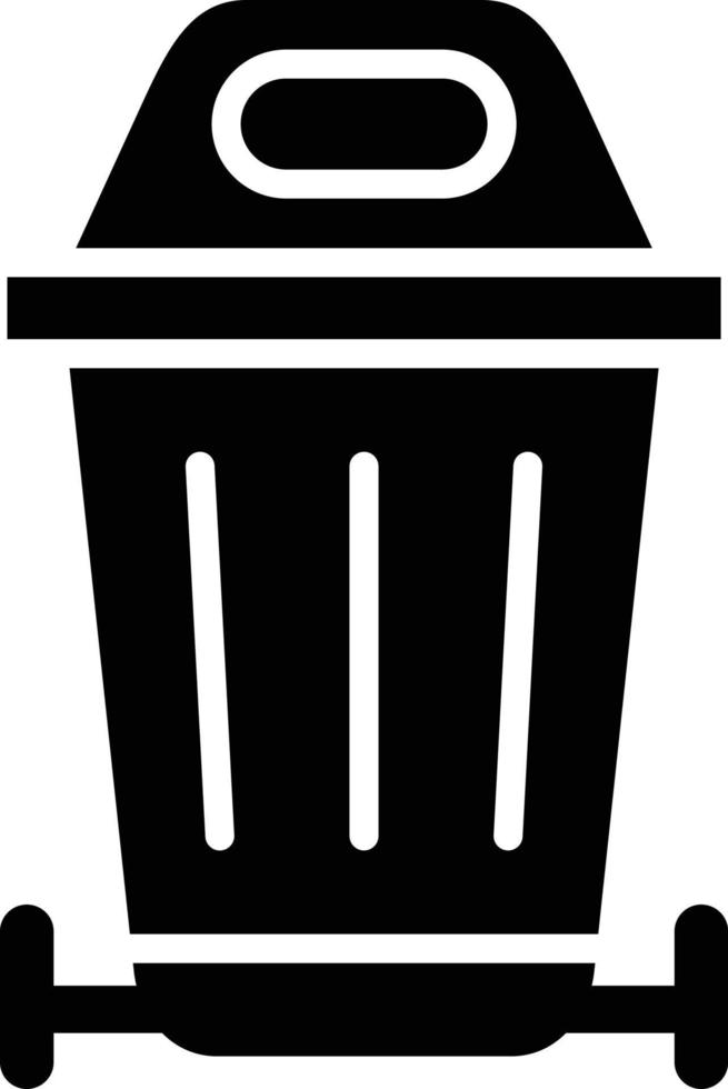 Trash Can Icon Style vector