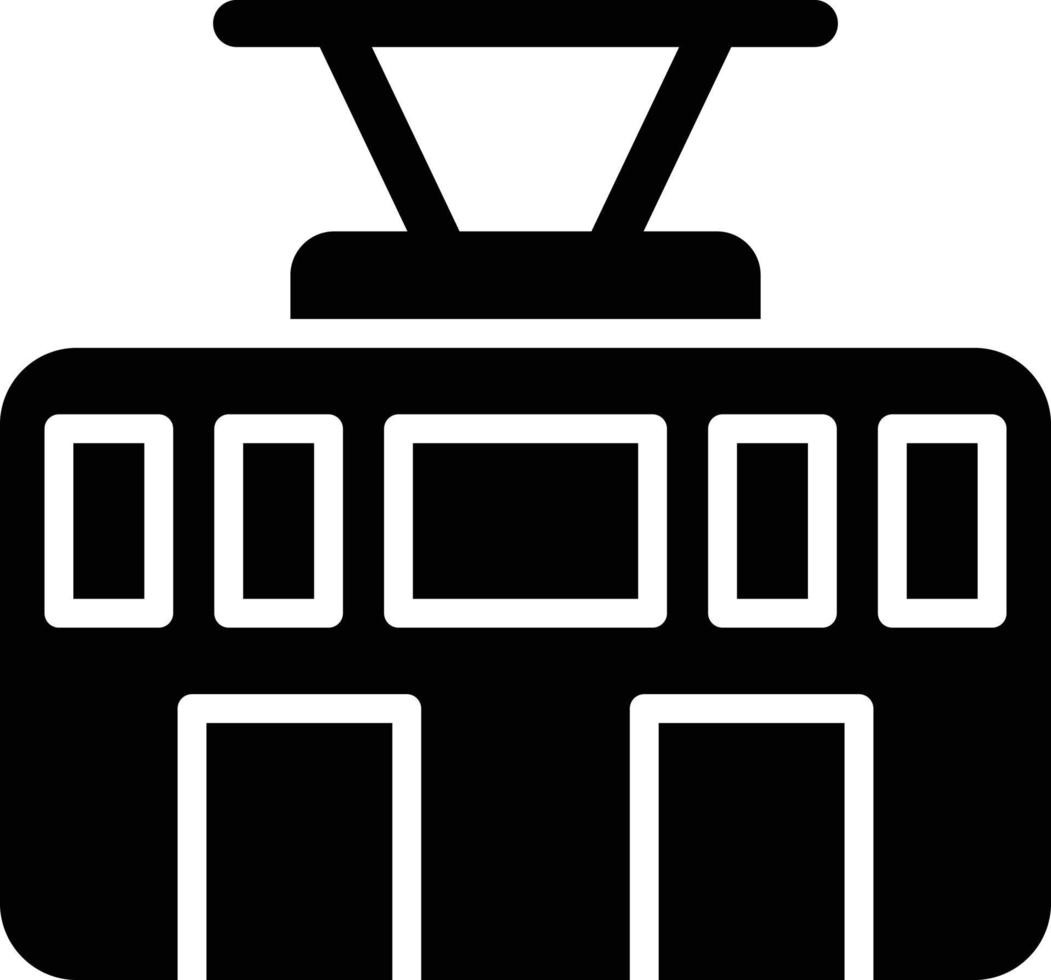 Tram Icon Style vector