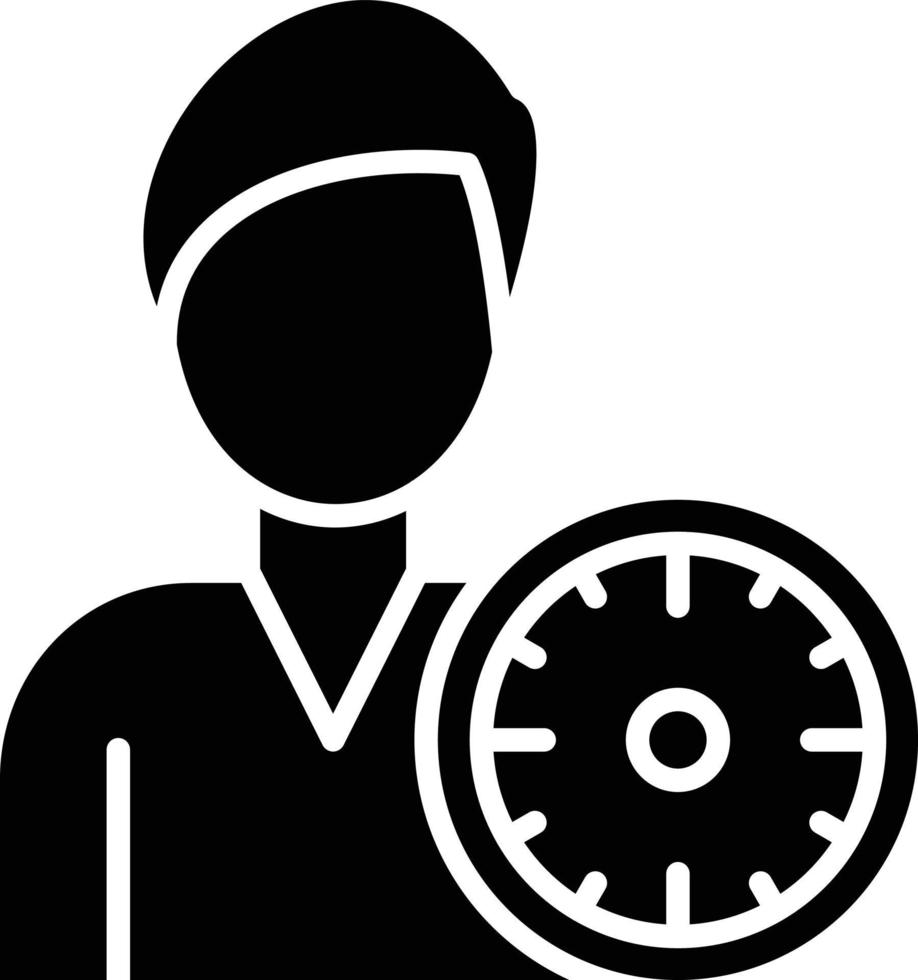 Working Hours Icon Style vector