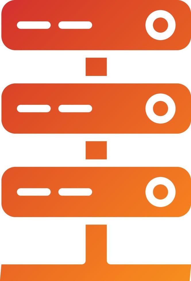 Server Icon Style vector
