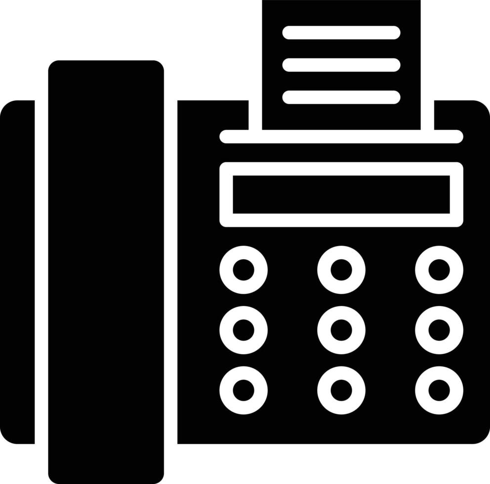 Fax Icon Style vector