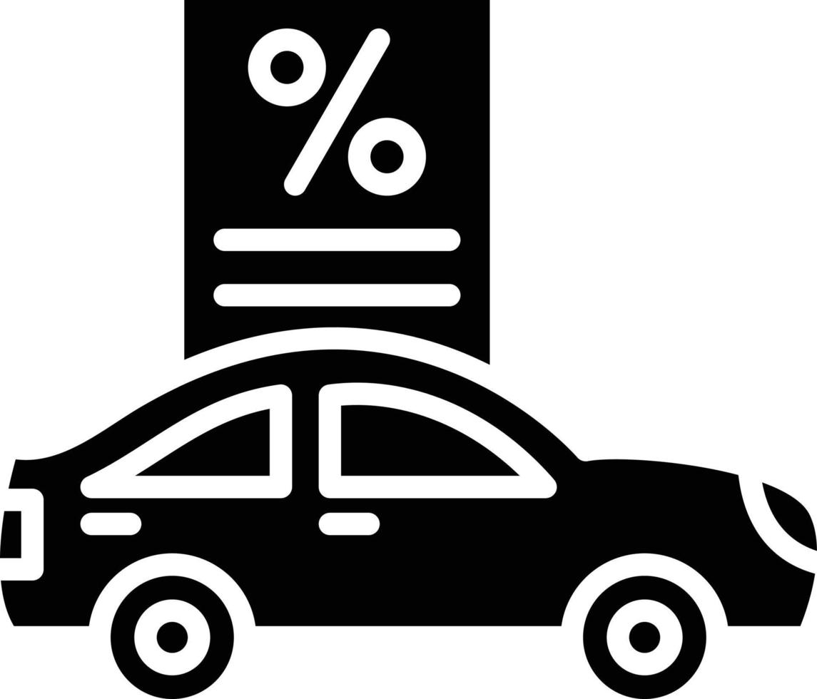 Car Loan Icon Style vector