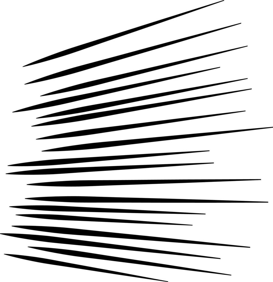 ráfaga de línea de velocidad radial negra para diseño de fondo o plantilla de dibujos animados. elemento de diseño de cómics. líneas de movimiento abstracto. patrón de rayas vectoriales. vector