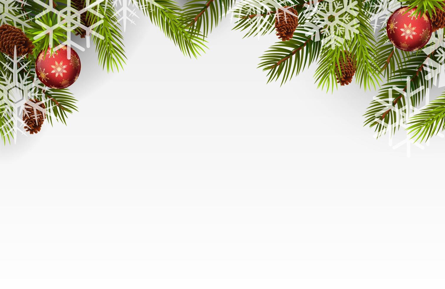 Christmas ball and Christmas tree vector