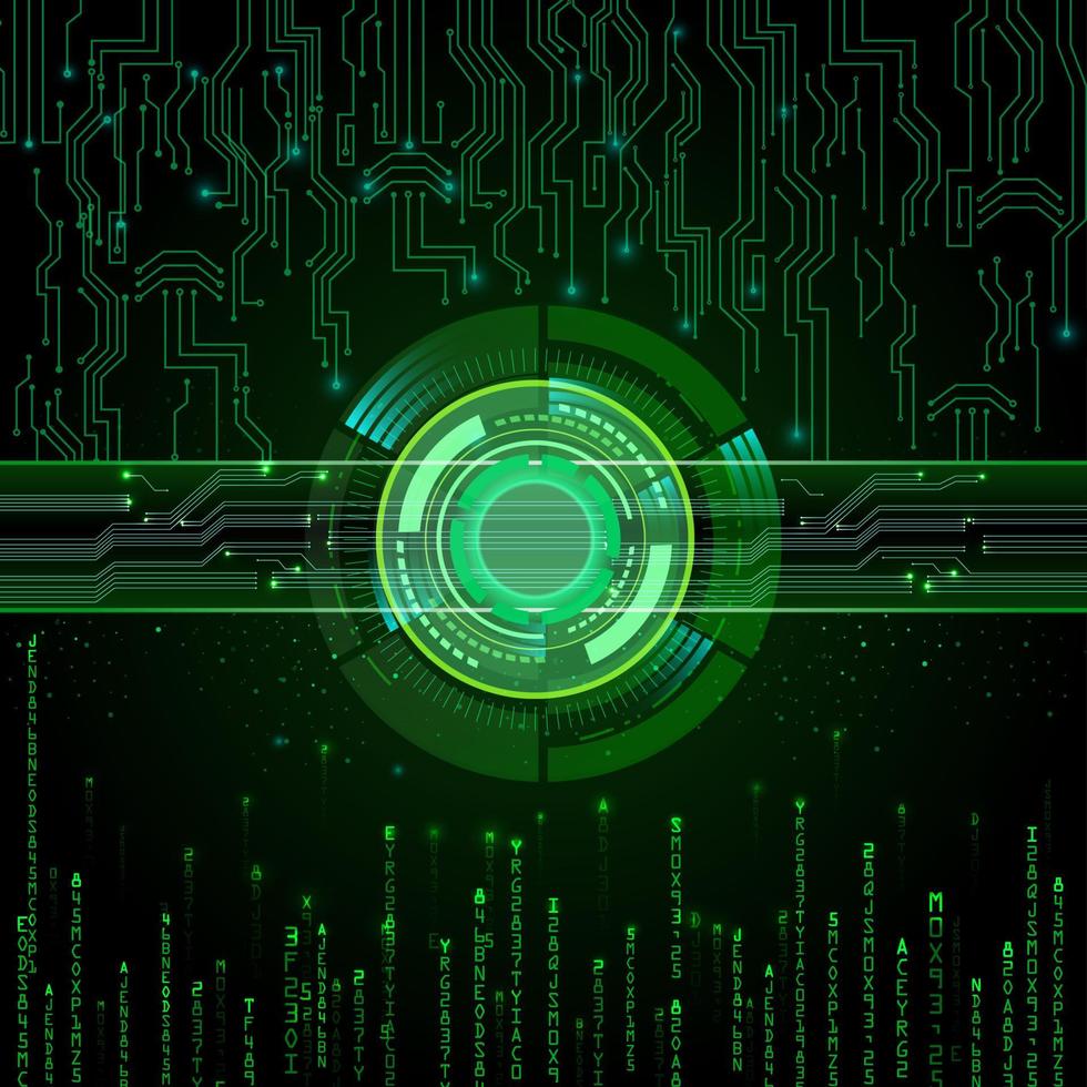 Abstract technology background vector