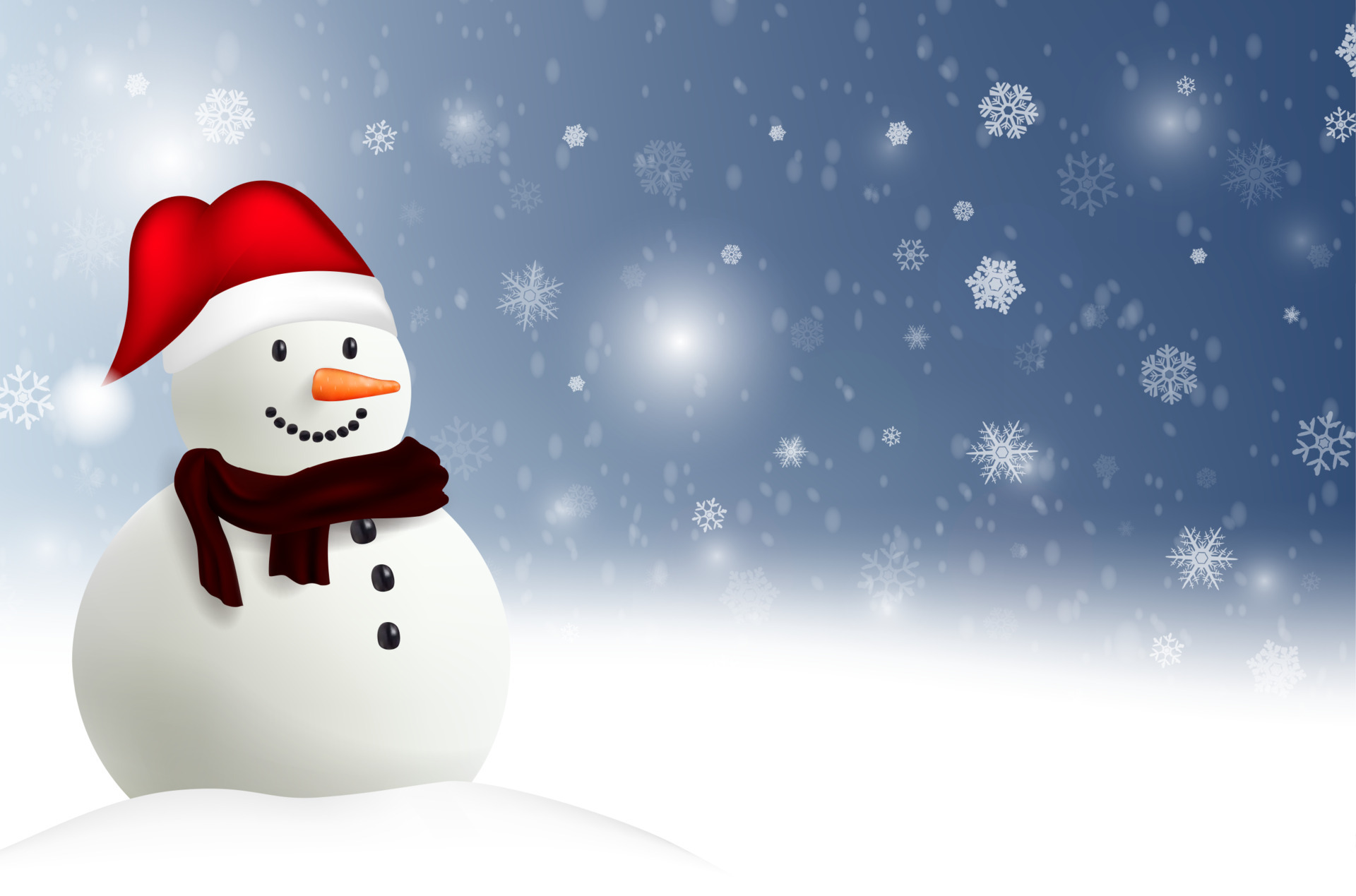 Happy Snowman Christmas background 6060472 Vector Art at Vecteezy