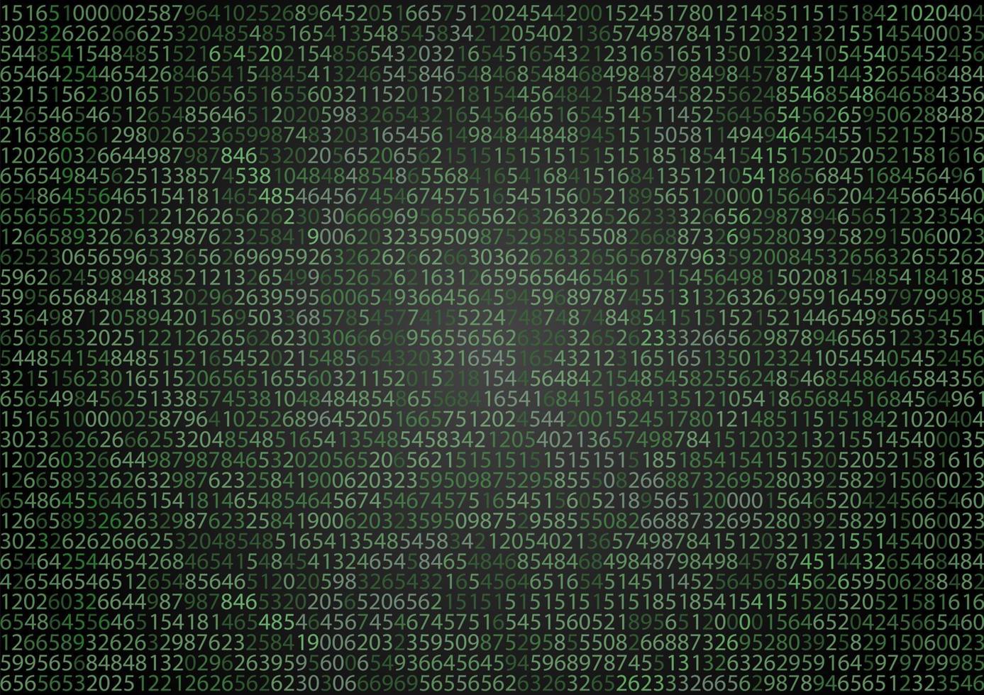 Technology binary background. Binary on green background vector