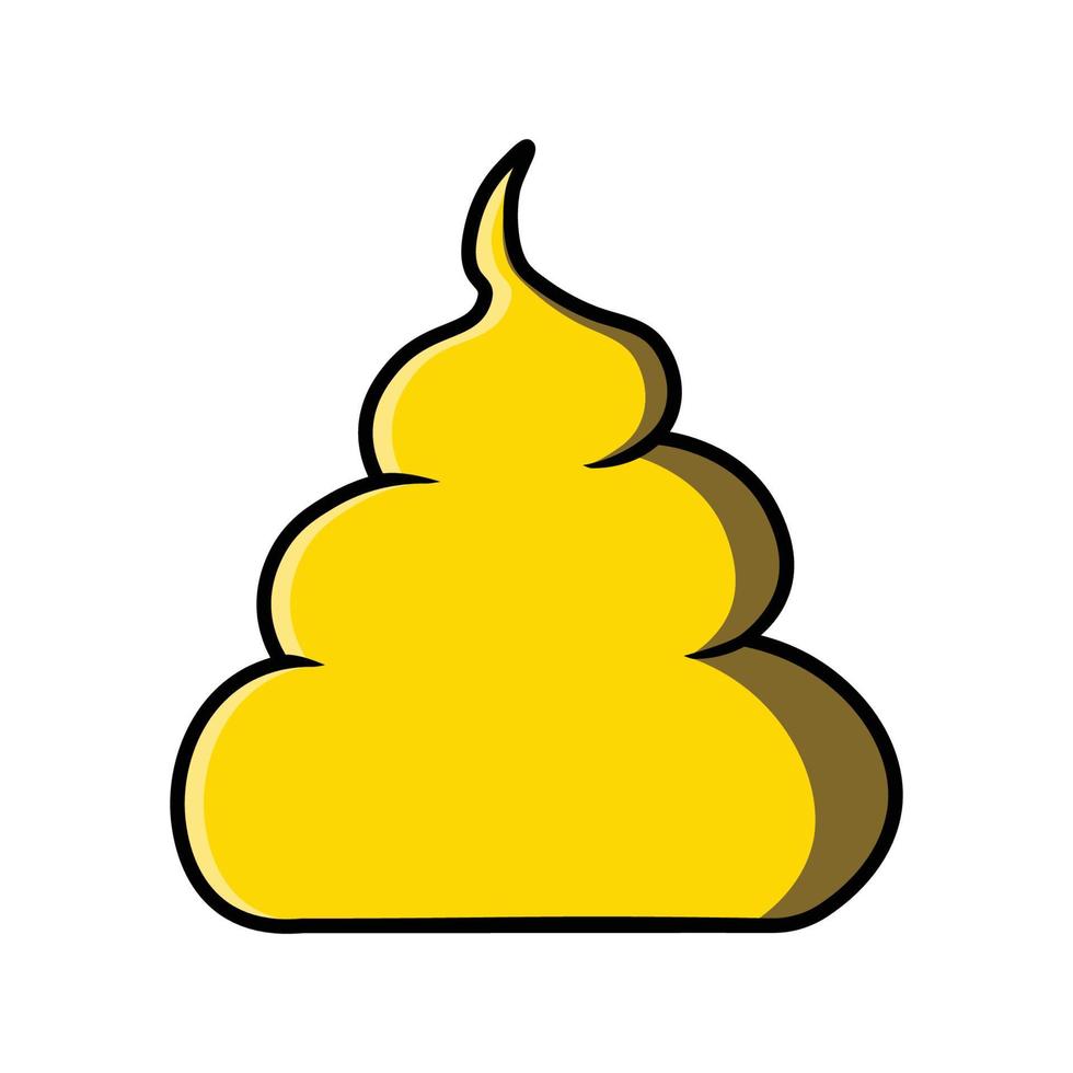 Poop icon illustration vector