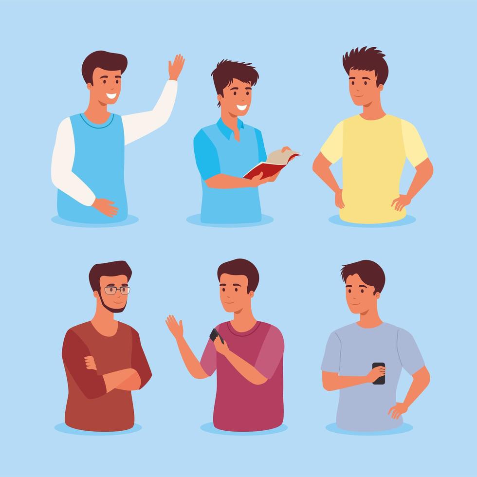 young-men-group-6060840-vector-art-at-vecteezy